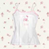 bluzka crop top podkoszulek hello kitty y2k coquette sanrio my melody