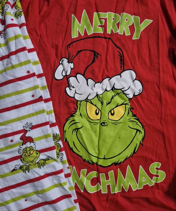 Піжама бавовна у новорічному стилі Грінч на 8-9років