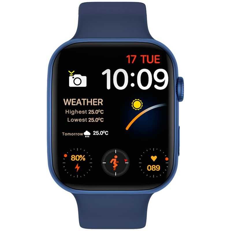 [NOVO] Smartwatch IWO FK88 (Prateado e Azul) - Chamadas
