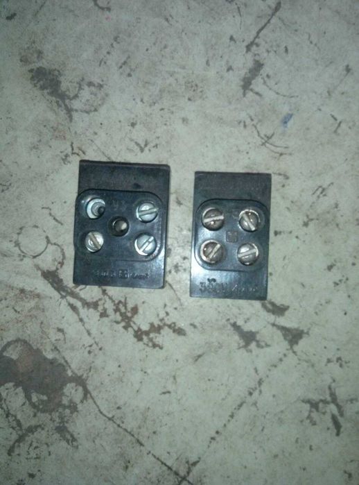 Клеммные колодки, платы контактные, зажимы