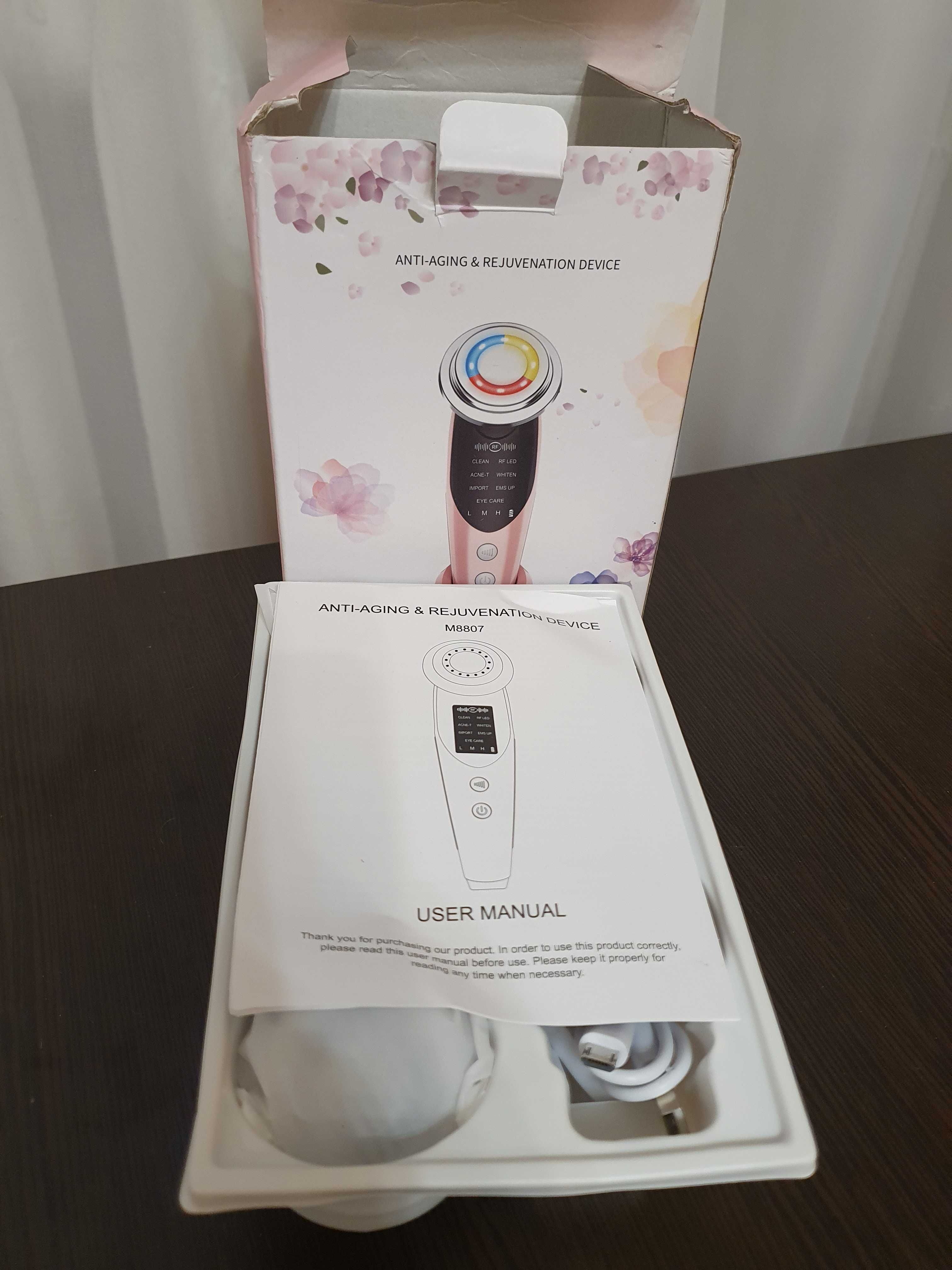 Микротоковый, микролифтинговый массажер для лица bigsmile m 8807 7 в 1