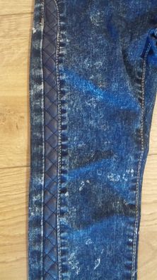 jak nowe modne skiny jeansy spodnie dla dziewczynki rozm. 116