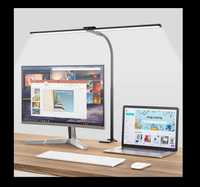 Lampa biurkowa z podwójną głowicą LED -81 cm