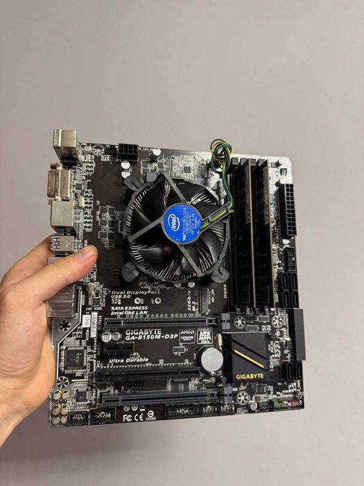 Комплект 1151 Gigabyte GA-B150M D3P/i5 6600/16GB/охолодження