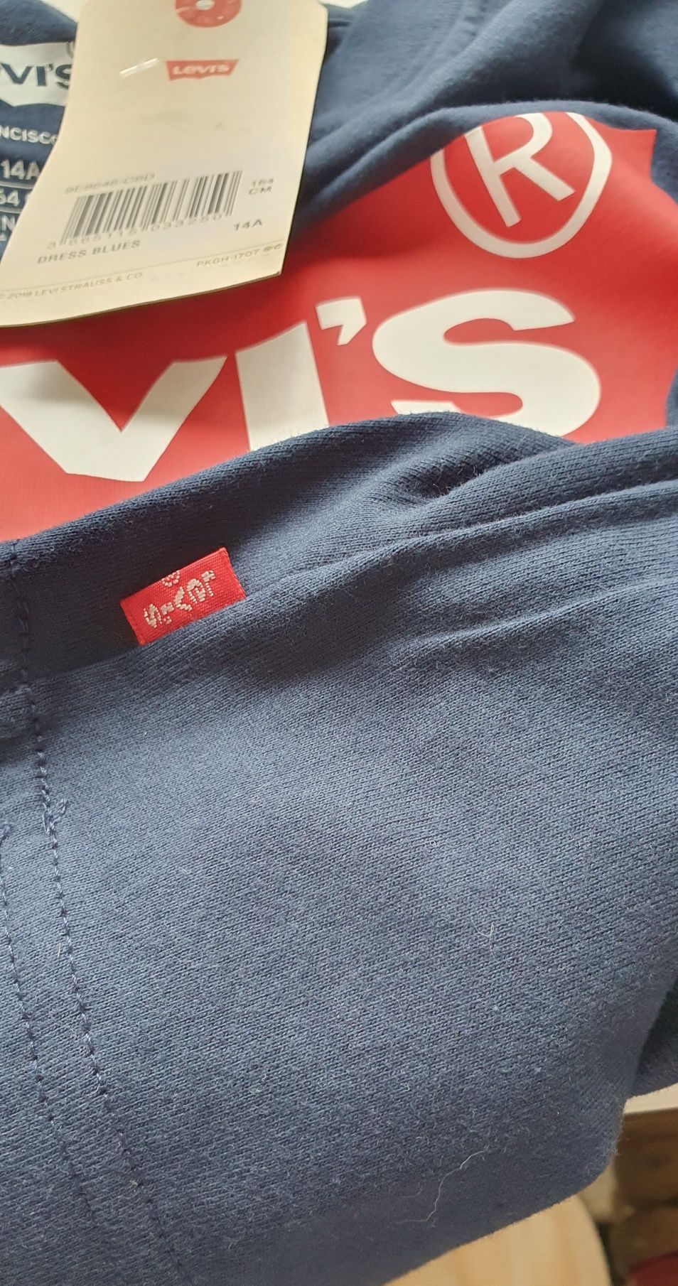 Реглан кофта levis, 164 см