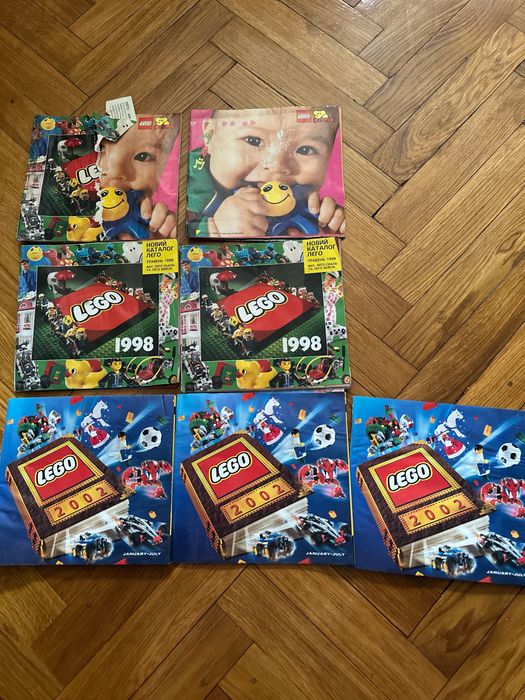 Раритетні Lego каталоги 1998 та 2002 років