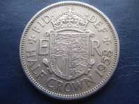 Stare monety 1/2 korony 1958 Anglia