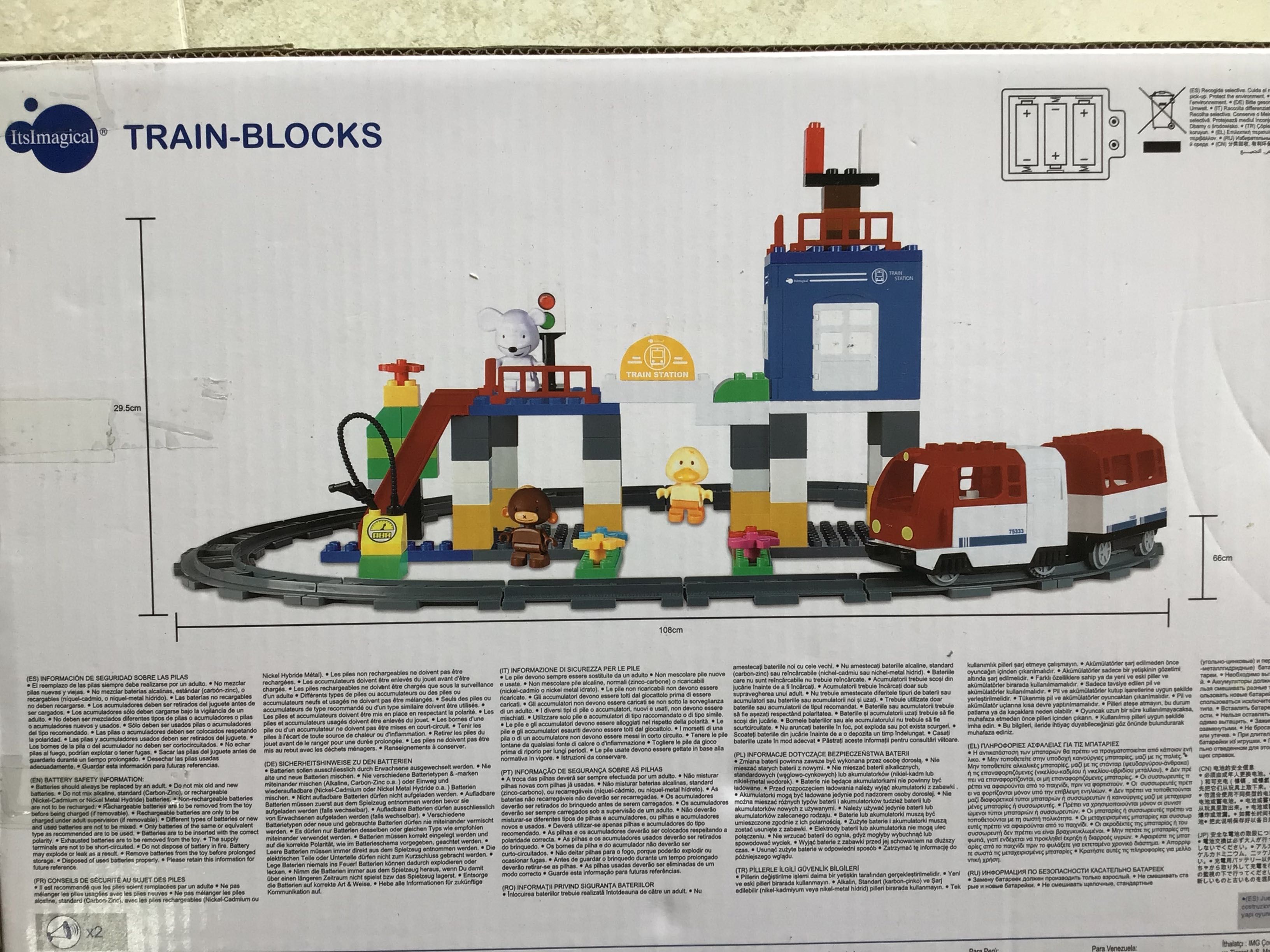 Legos / Blocos Duplos - Train Blocks - Its Imagical