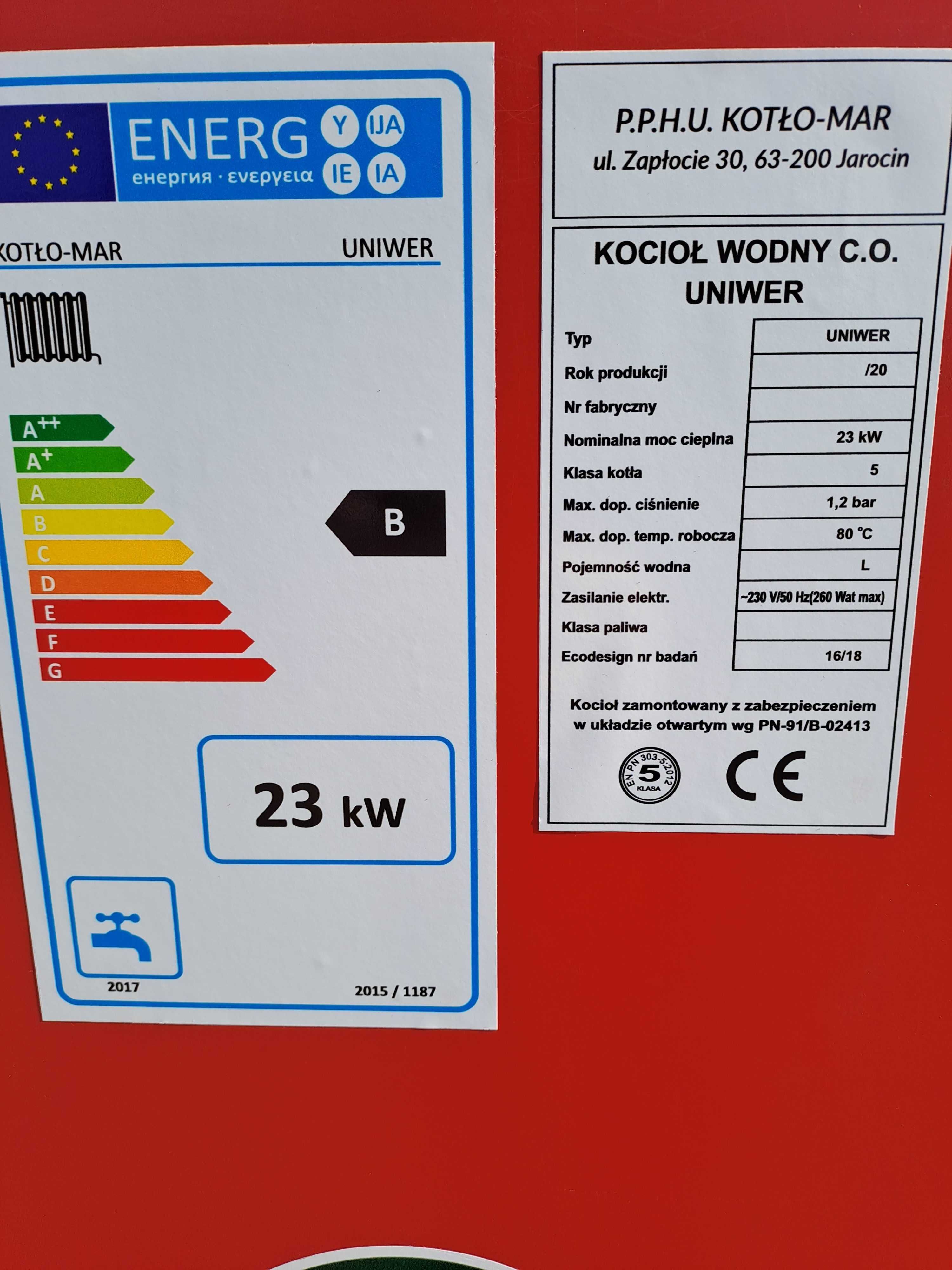 Piec do 200m2 23kw Kocioł na Węgiel Drewno Chrust Dostawa 0zł