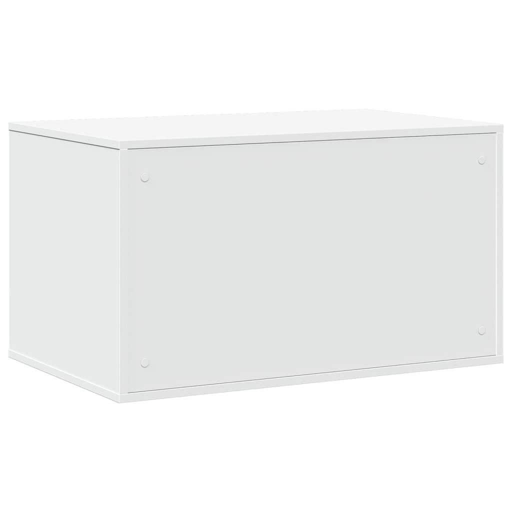 Vidaxl Szafka Na Kuwetę, Biała, 80X50X45 Cm, Materiał Drewnopochodny