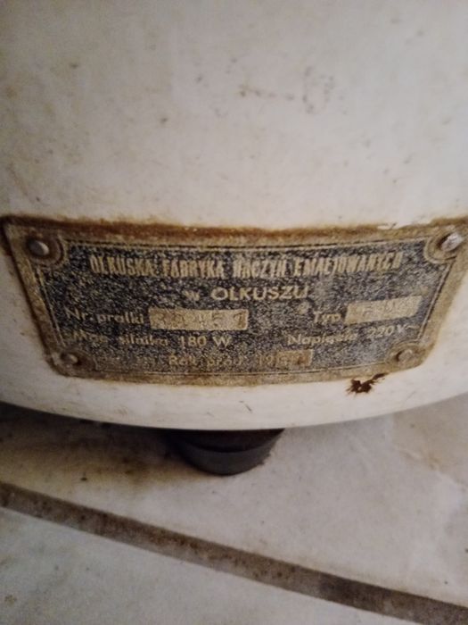 Pralka stara emaliowana