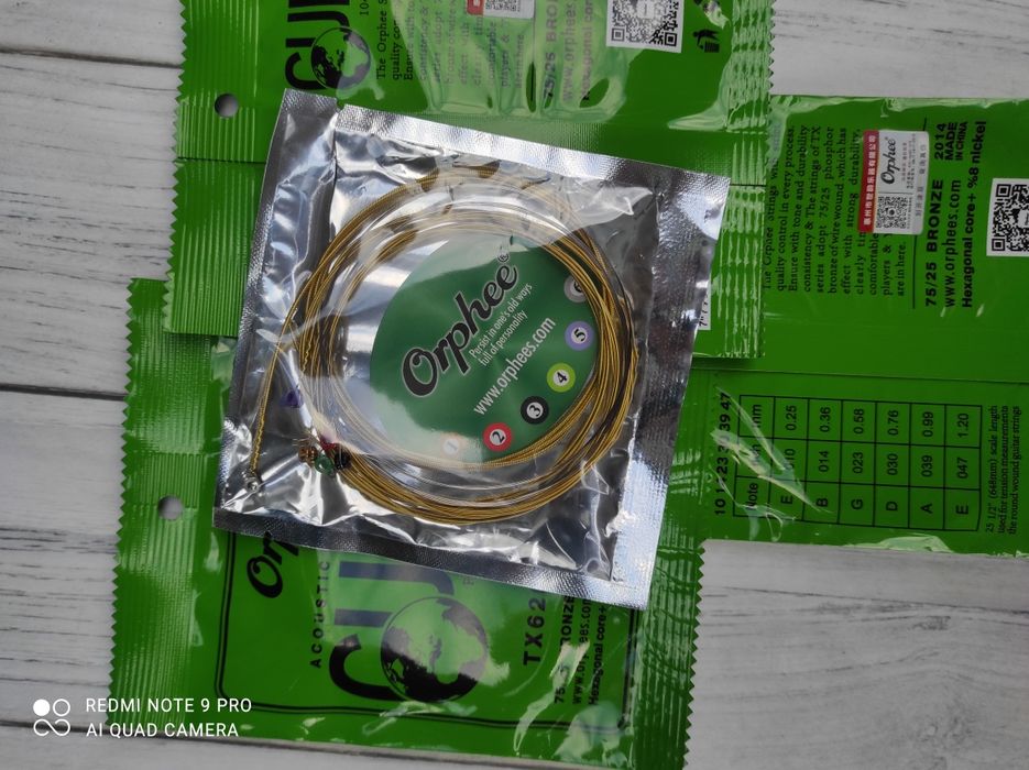Струны для гитары Orpfee