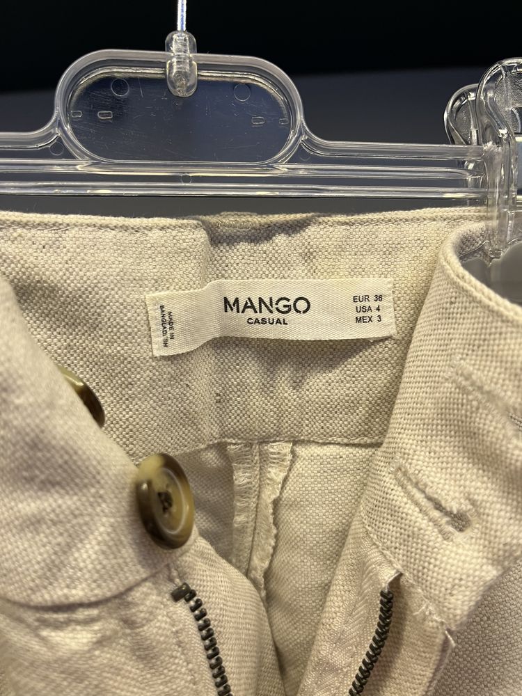 Лляні штани Mango