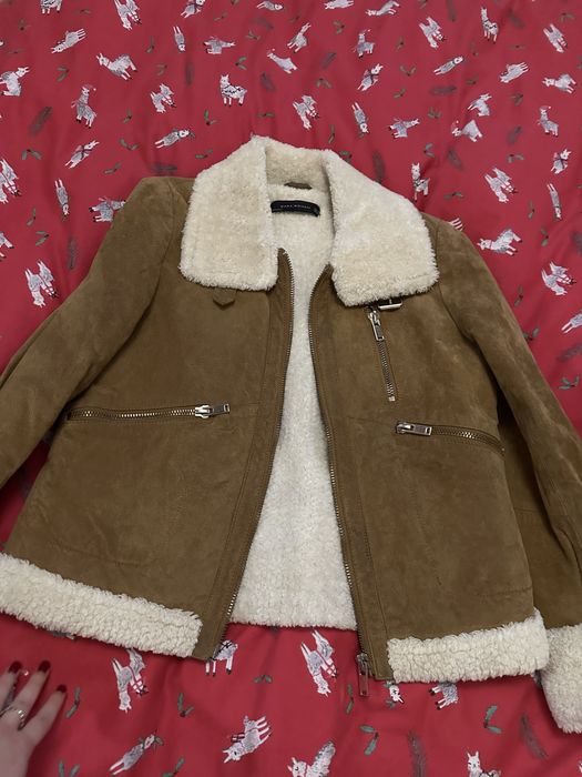 Дубленка зара манго бершка