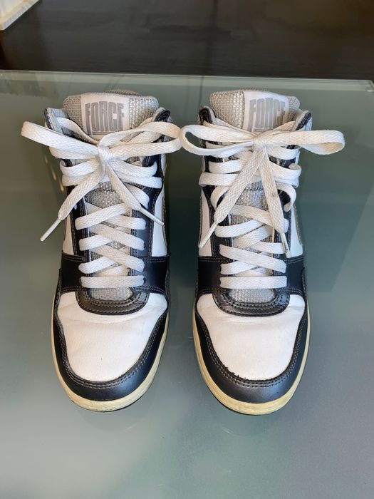 Nike Force Sky High Wedge White/Metallic Silver/Grey 38