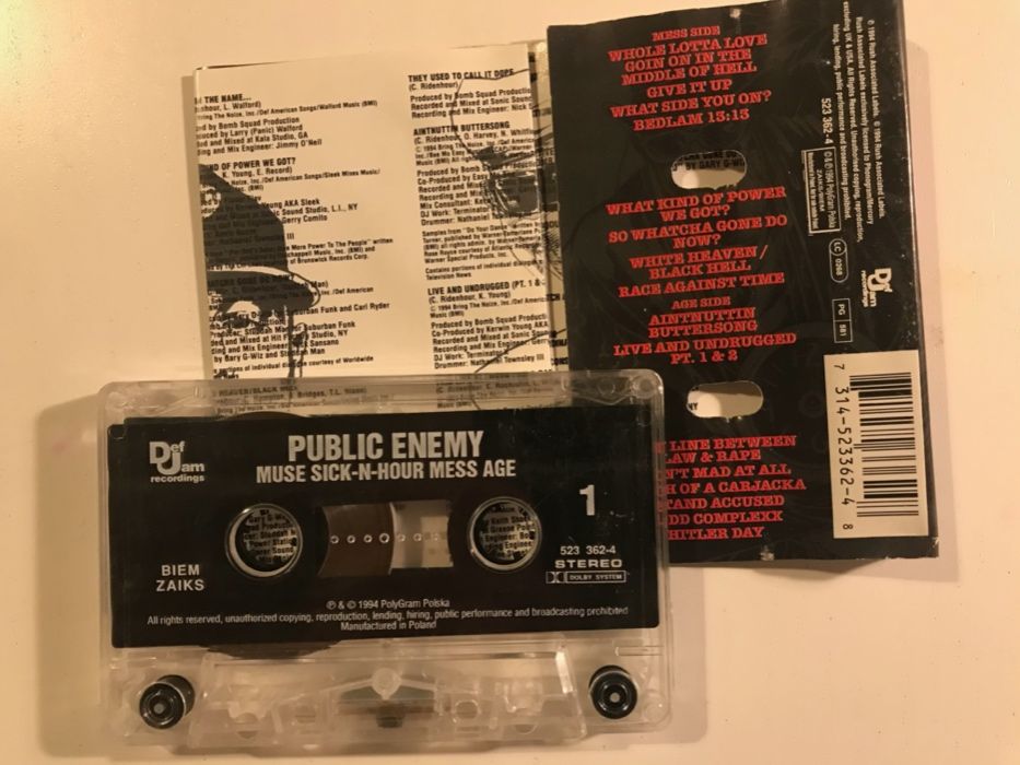 Public Enemy dwie kasety
