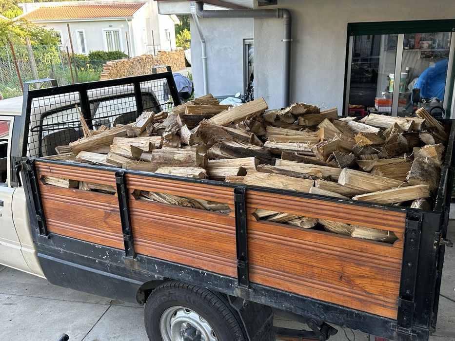 Lenha de eucalipro pronta para entrega