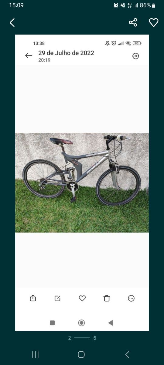 120€ bikes roda 26 dupla suspensão