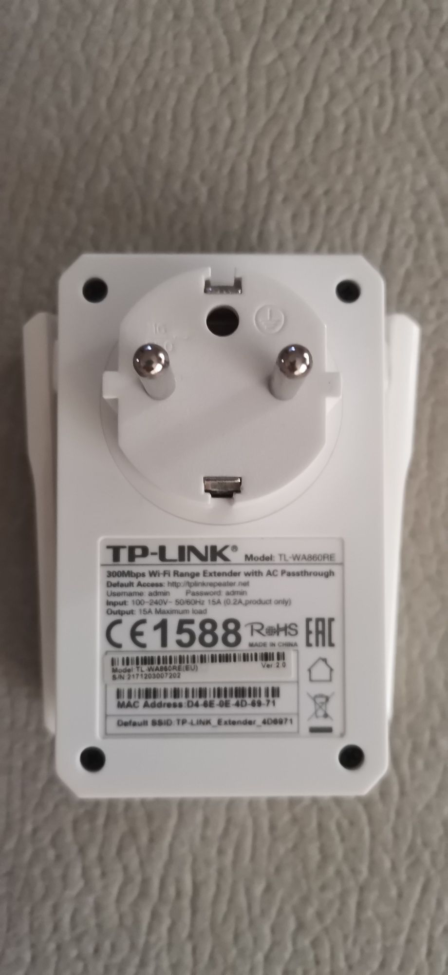 Amplificador de sinal WI FI Tp link