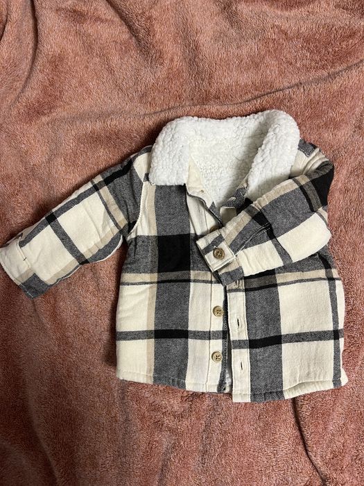 Утеплена рубашка 0-3м