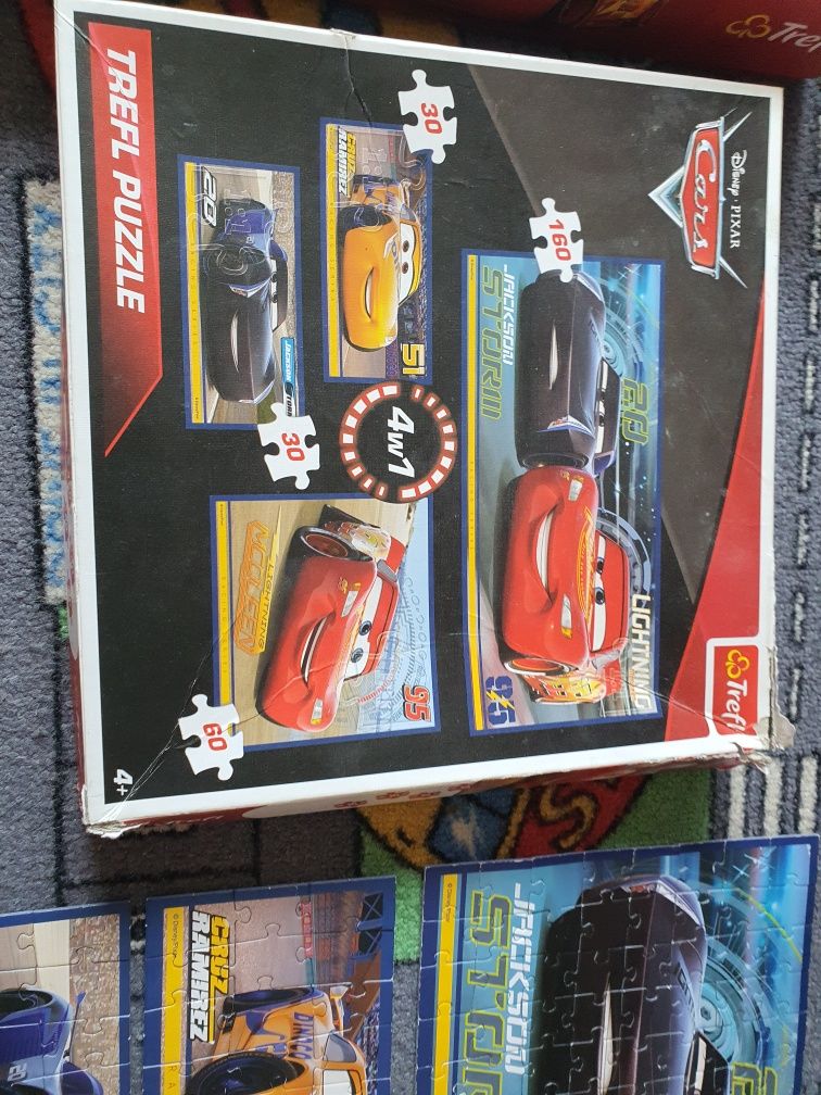 Puzzle Cars 4 pack