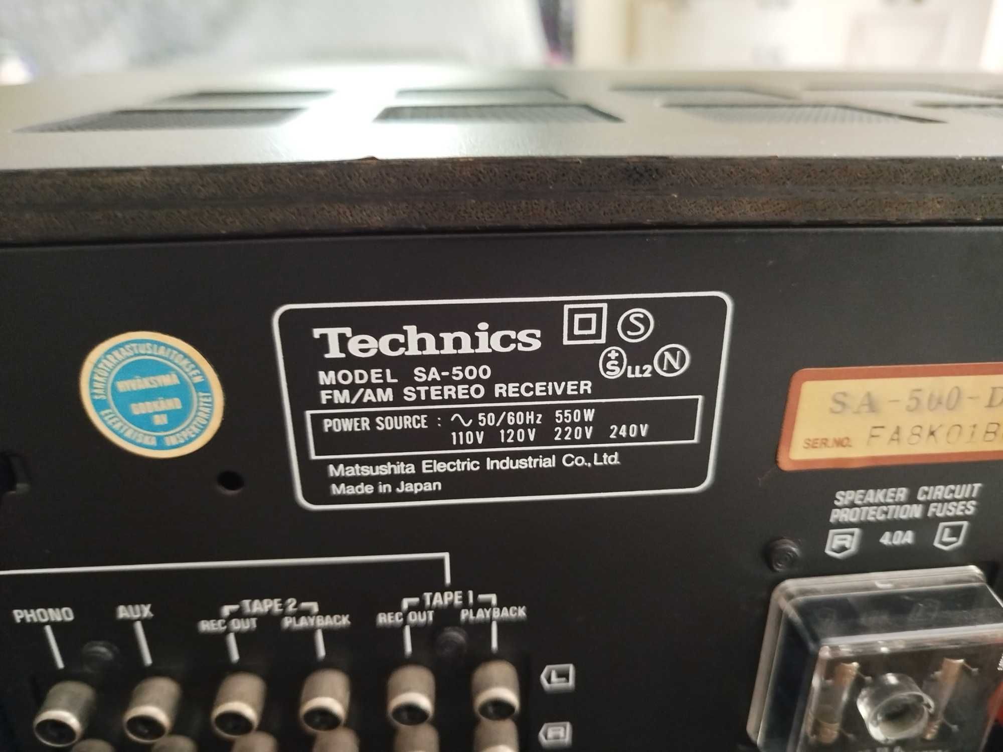 Amplituner Technics SA500 Vintage Receiver