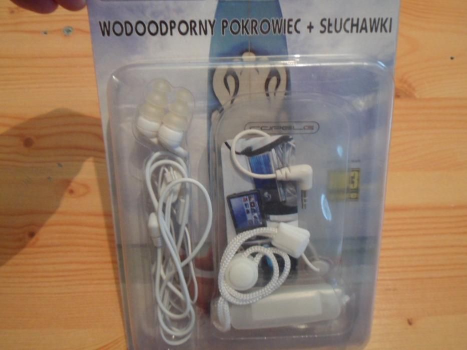 Słuchawki wodoodporne do telefonu , mp3 z etui