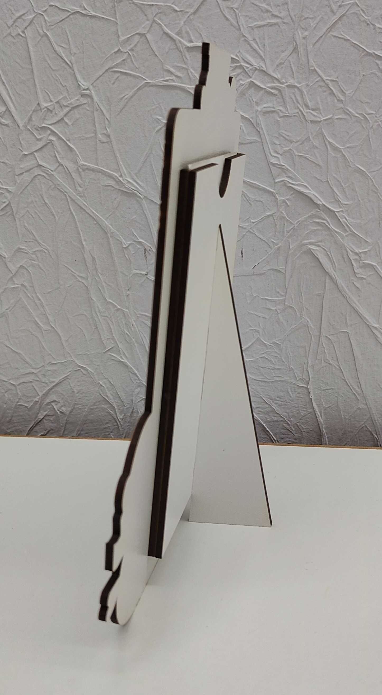 Świąteczna ramka 3D 15x10 10x15 Boże Narodzenie biała poziom merry cho