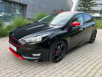 Ford Focus 1.5 Turbo#St-line black-red&&led #1właściciel