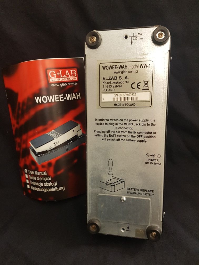 G-Lab Wowee-Wah, pedal wah wah