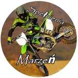 Opłatek na tort Urodziny Motor Cross Yamaha Harley