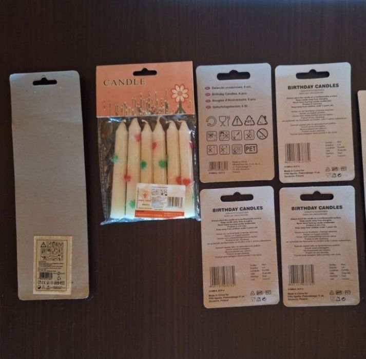 Świeczki na torty