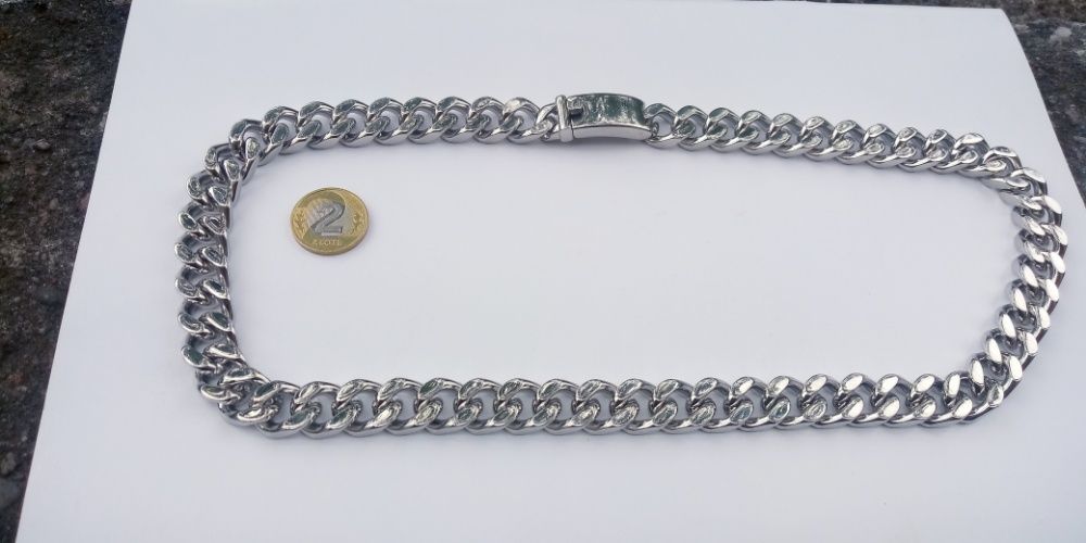 Srebrny łańcuszek,140 gram,pancerka,316l,nowy,złoty łańcuszek,AR,NB,CK