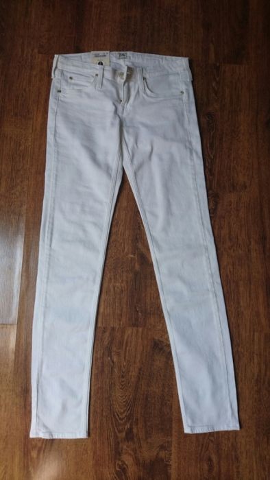 Spodnie jeansowe białe Lee narrow 26/33