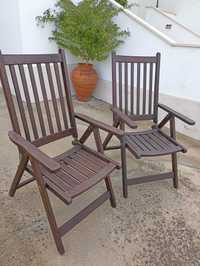 Cadeiras de jardim (par)