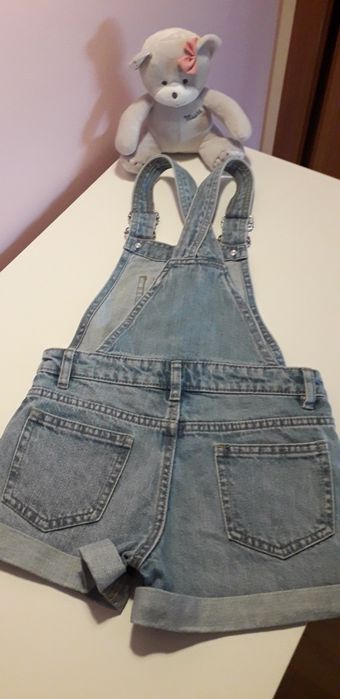 Jardineira Denim 4/5 Anos