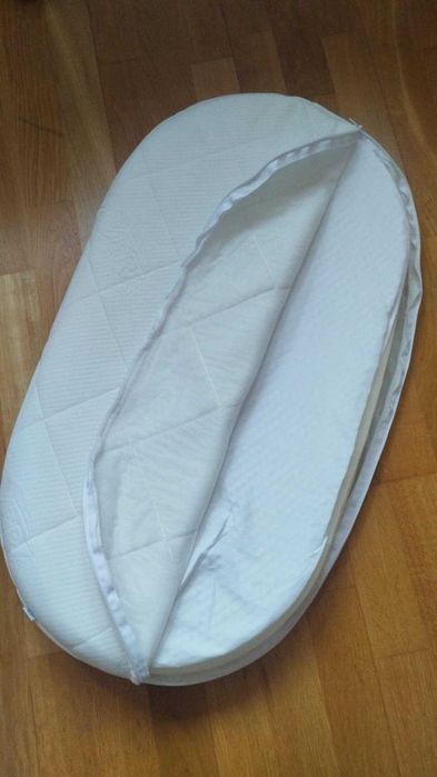 Materac BestCare do gondoli, kołyski, kosza mojżesza 70x37cm