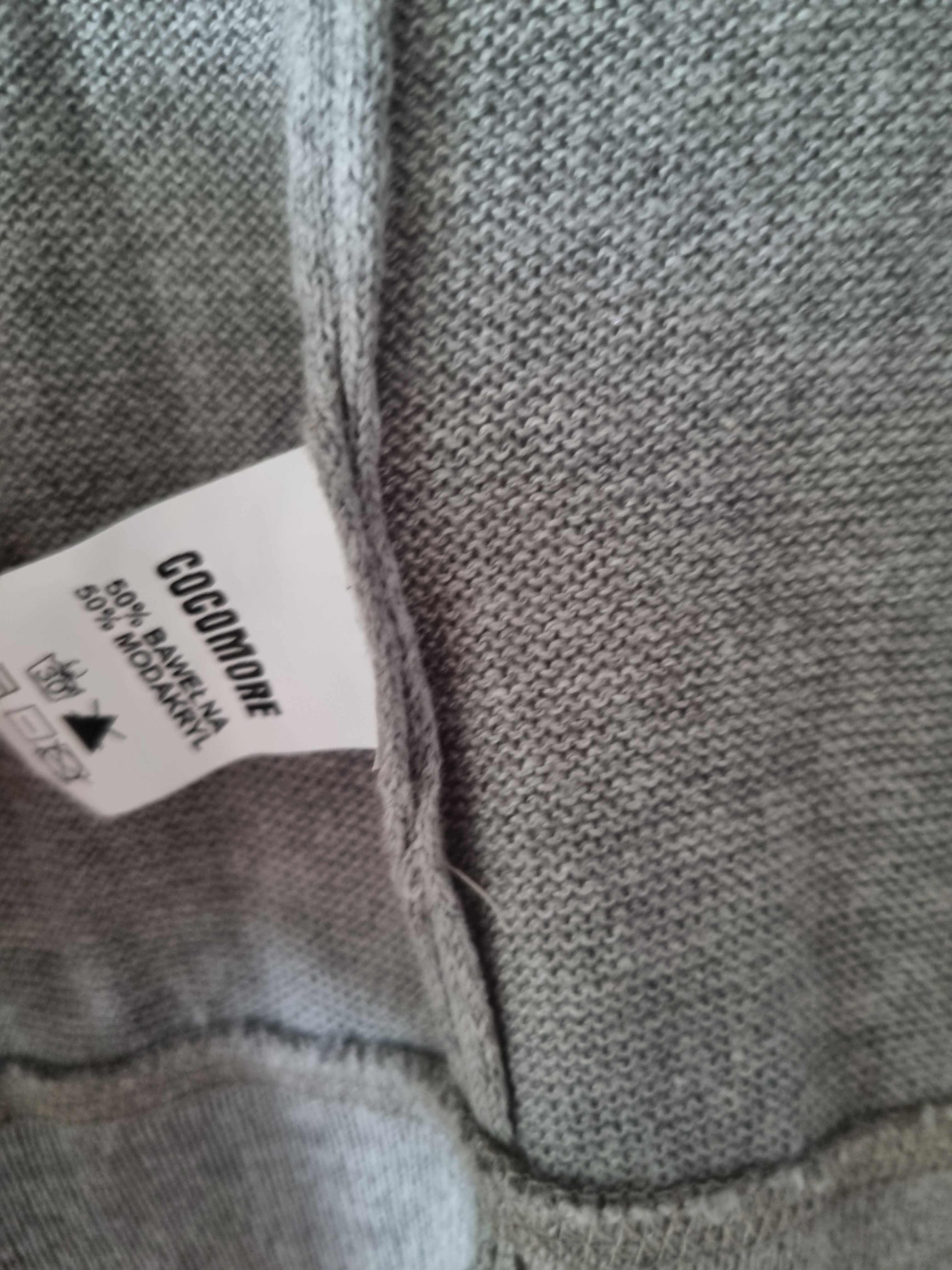 Sweter narzutka cocomore UNI szary