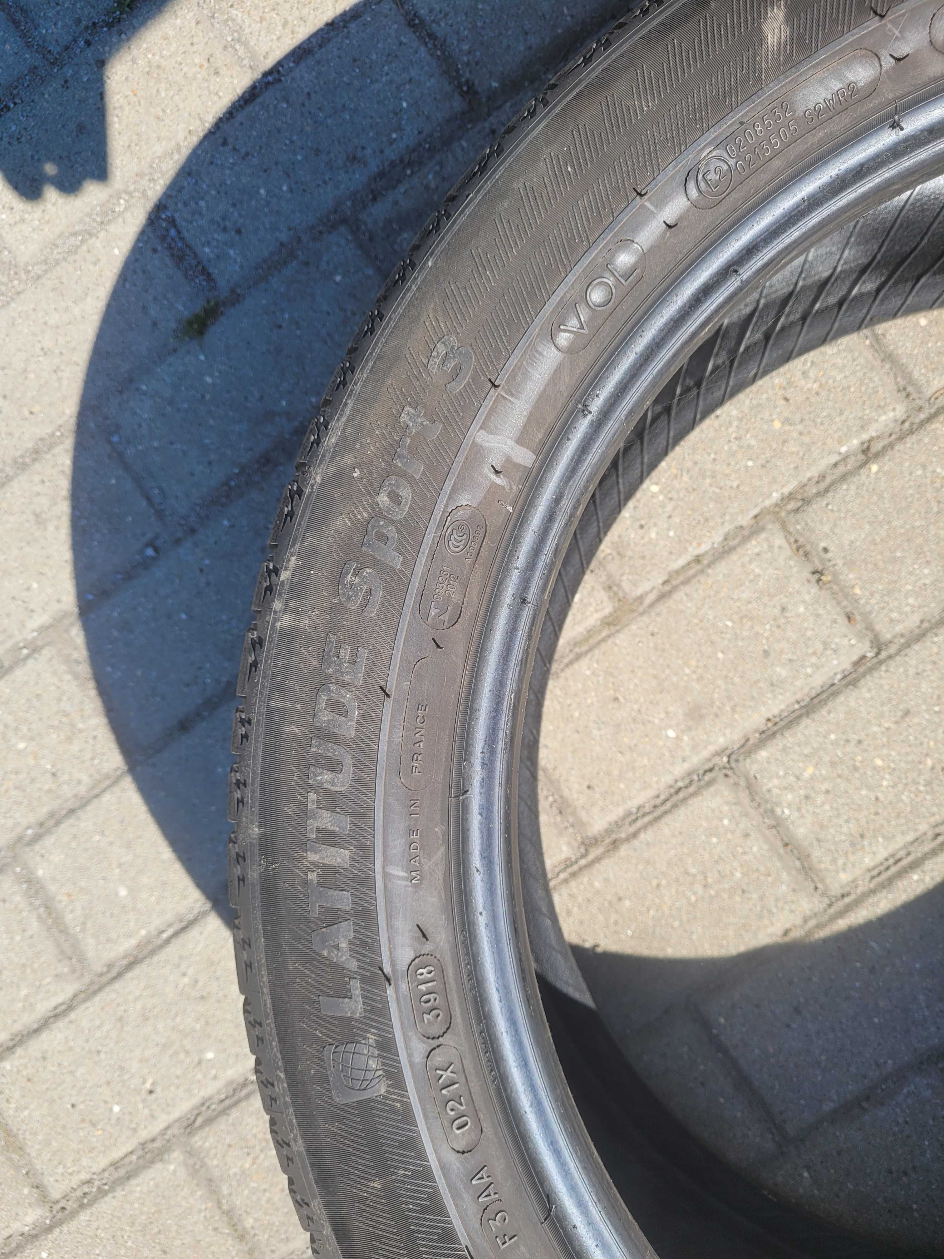 Opony Michelin Latitude Sport 3, 255/45 R20, 2018 rok, 4 sztuki