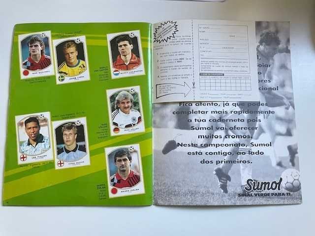Caderneta Completa Futebol 92/93