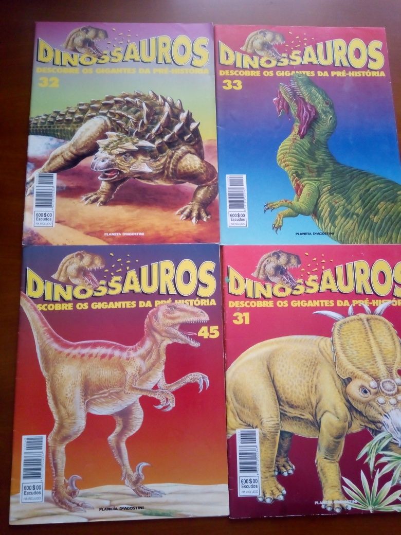 Revistas Dinossauros Vintage