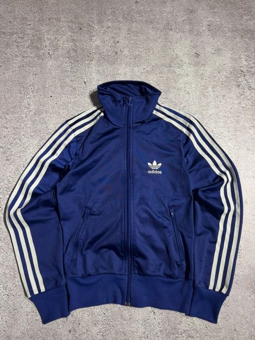 Adidas fioletowa bluza rozpinana Firebird tt zip jacket hoodie vintage
