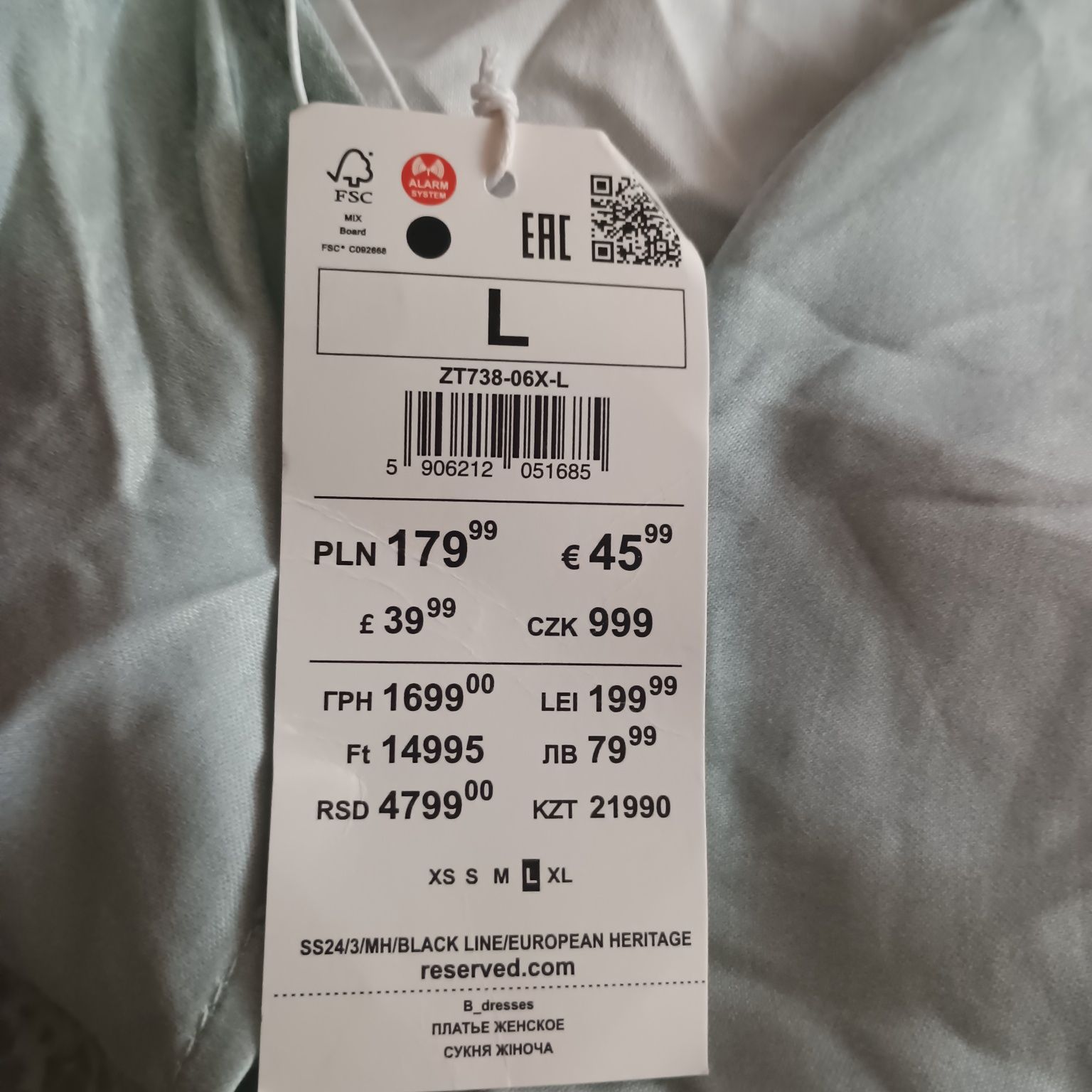 Suknia damska ,Reserved,L