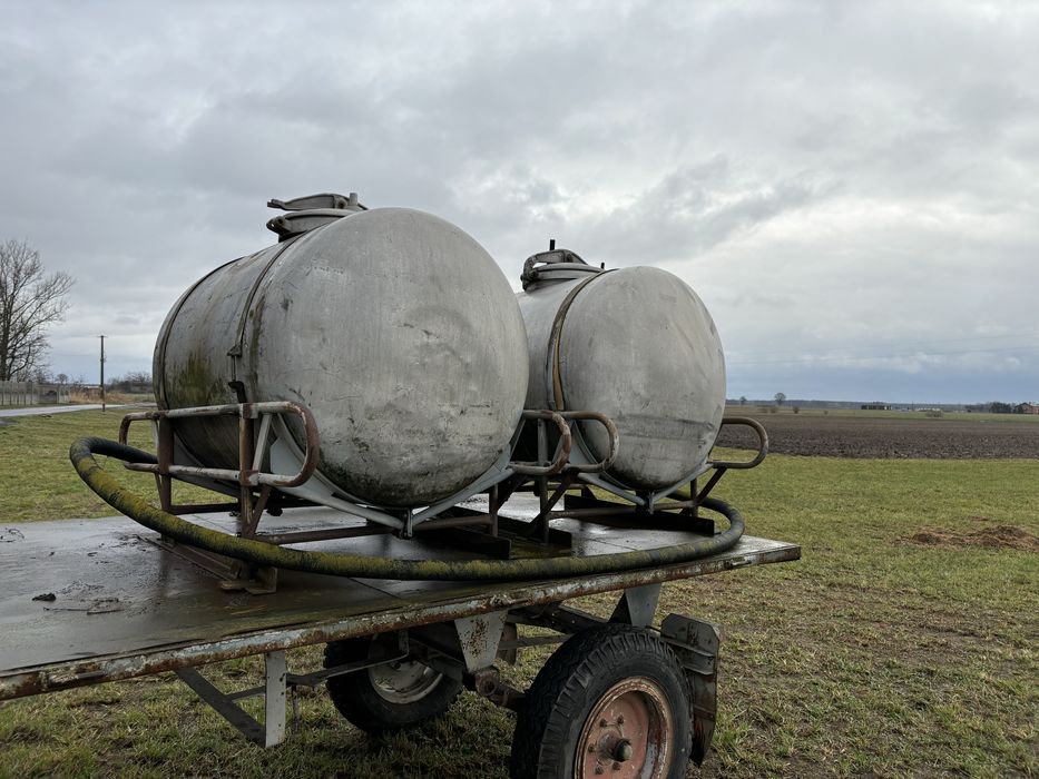Zbiornik 1000 litrów aluminiowy nie Mauzer