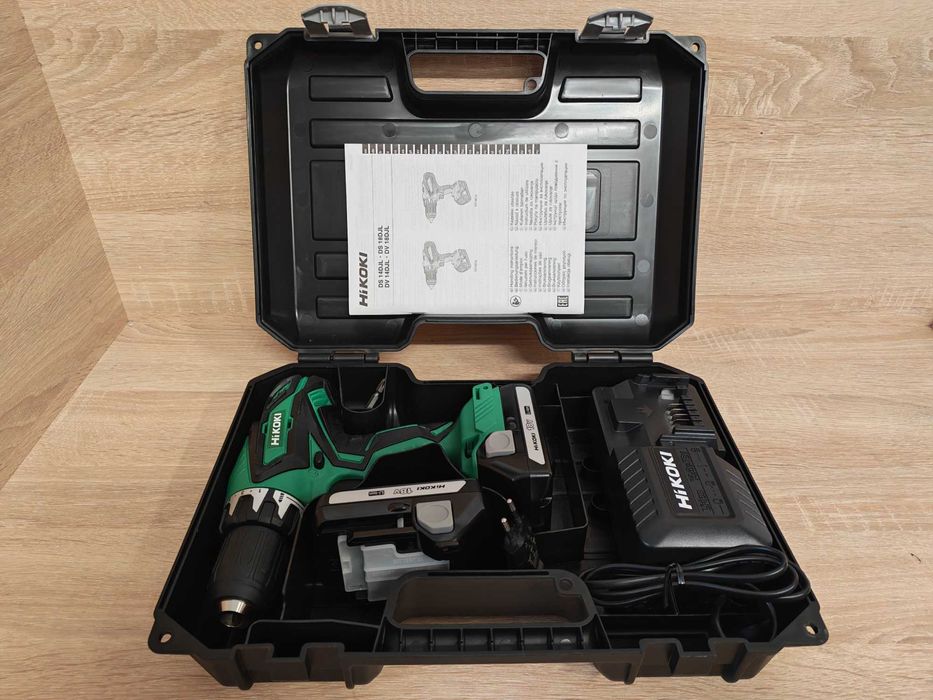 Wkrętarka Hikoki DS 118DJL 18v Walizka+ ładowarka+ 2 AKU KOMPLET