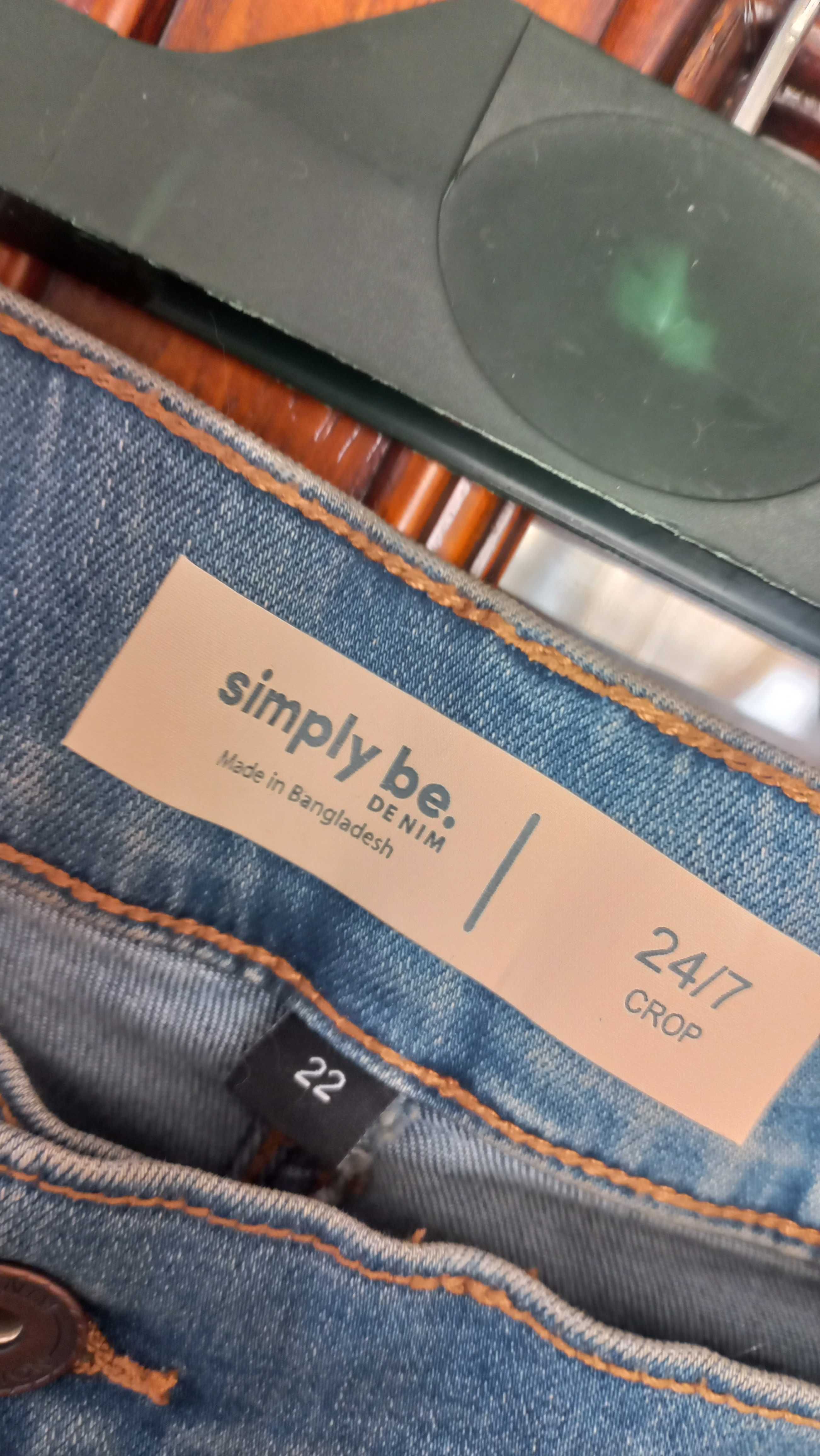 Женские джинсовые бриджи новые с этикеткой р.50-52