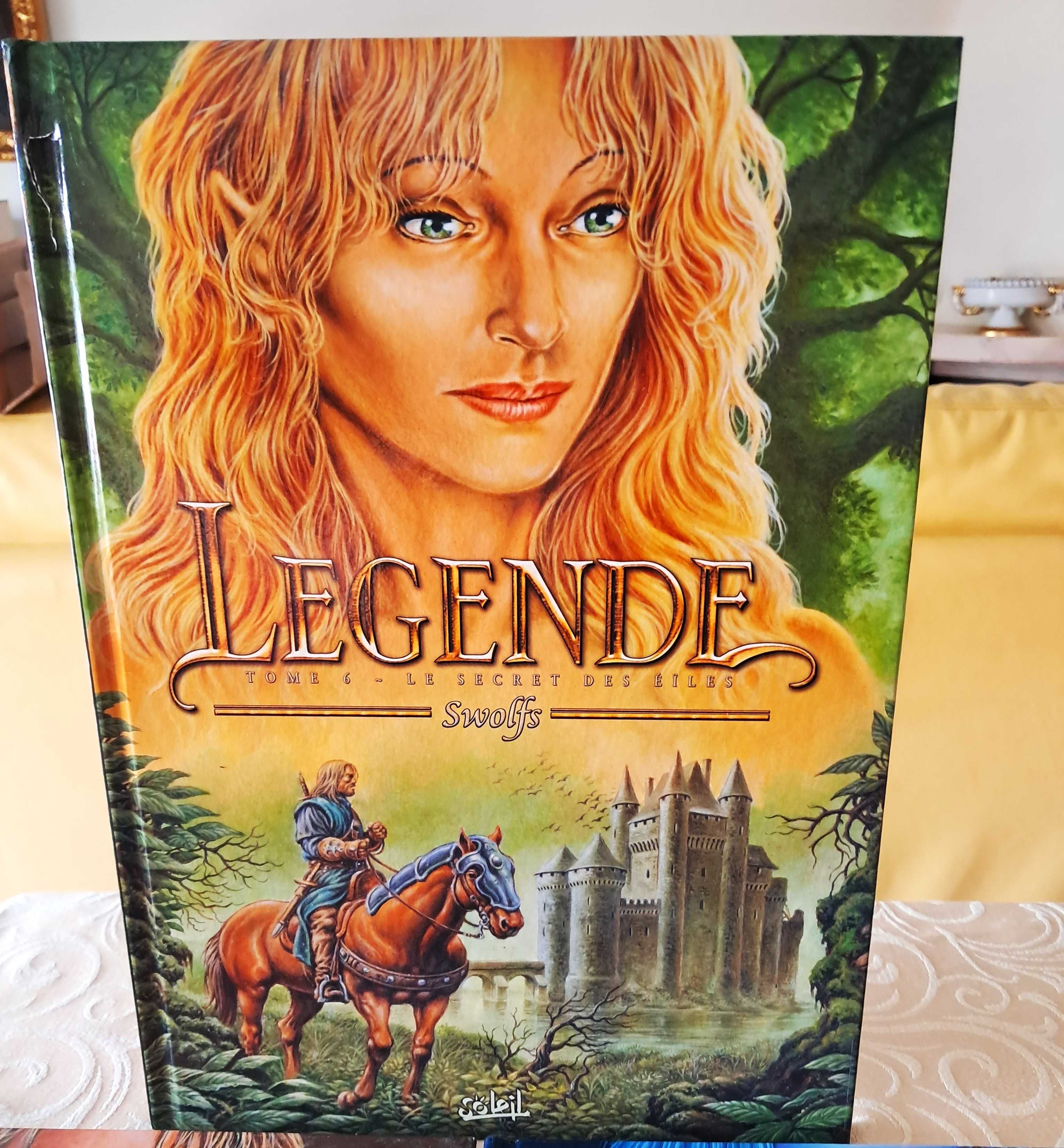 Álbuns BD – Swolfs & Ange & Collignon – Légende (em francês)