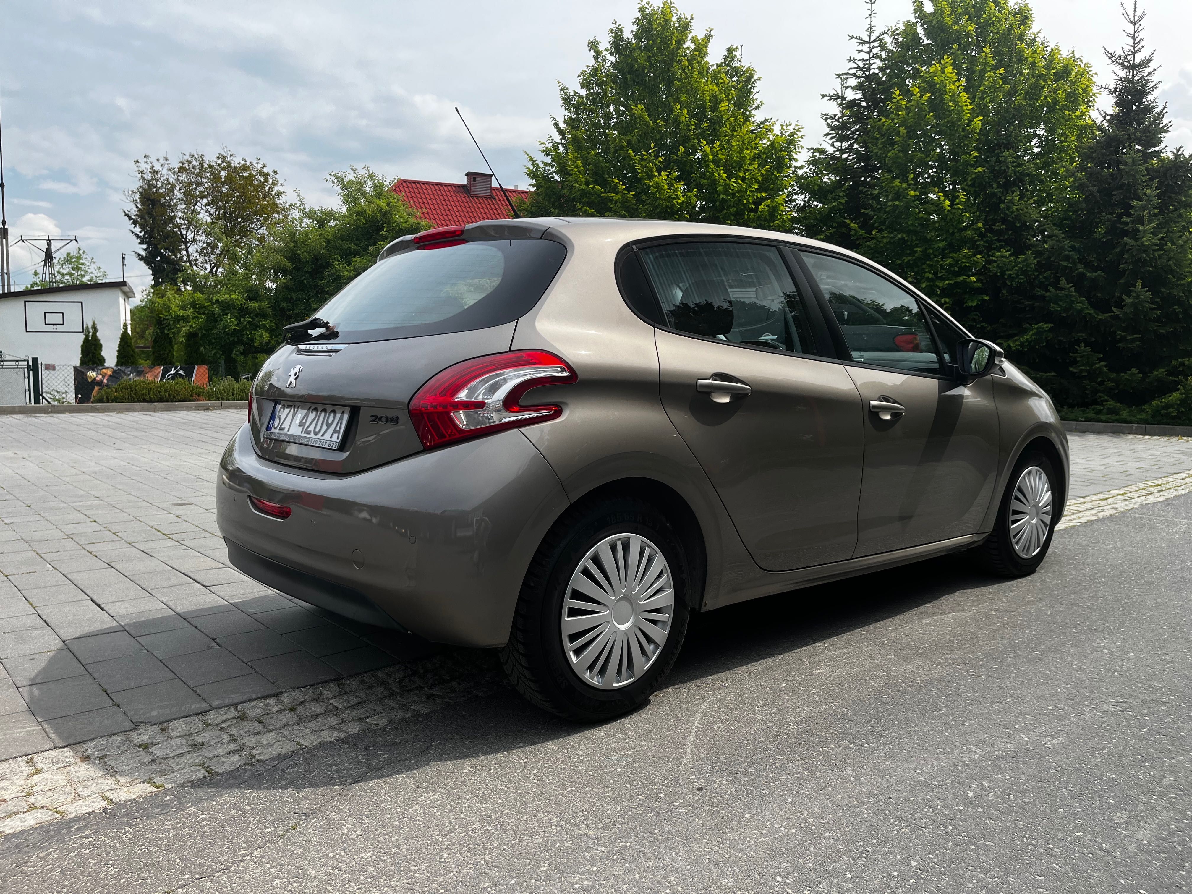 Peugeot 208 1.4 Benzyna Mały przebieg Super Utrzymany LEDY
