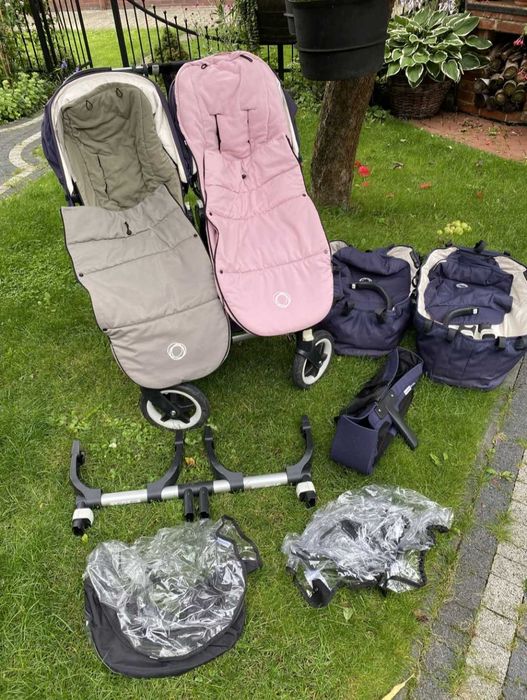 Wózek Bugaboo Donkey Duo - zestaw 2x gondola, 2x spacerówka