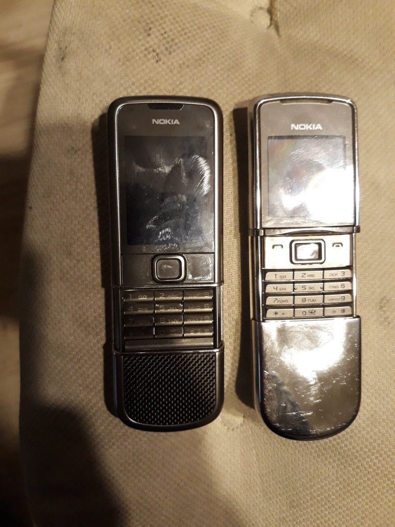 Dwie stare Nokie Wersje limitowane 8800d i 8800e-1